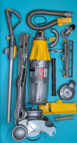 Dyson dc07 yellow grey vacuum - dyson,